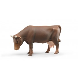 Bruder 02308 - MUCCA AL PASCOLO - Animal Cow Brown Kids Farming - scala 1/16