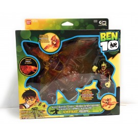 Ben 10 Alien personaggio collezzione Ben INFERNO - HEATBLAST  - 9 -10 cm  con accessorio 