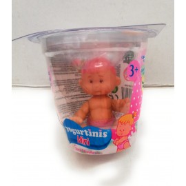 Mini Yogurtinis Barattolo con Bambola Profumata 7,5 cm, Terry Strawberry di Giochi Preziosi GPZ18407
