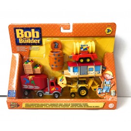 BOB THE BUILDER, BOB AGGIUSTATUTTO : Bob The Builder Die Cast Character Set-bob's Paintworks Take Along