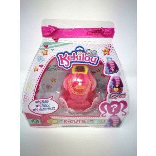 Kekilou Surprise -Mini Borsetta che diventa la bambola Kate e contiene un' ombretto - K-Cutie - Giochi Preziosi