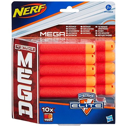 Nerf Mega - Ricarica 10 Dardi A4368 di Hasbro