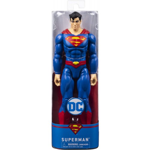 Justice League- DC Comics, SUPERMAN, Personaggio da 30 cm Articolato, dai 3 Anni, 6056778 