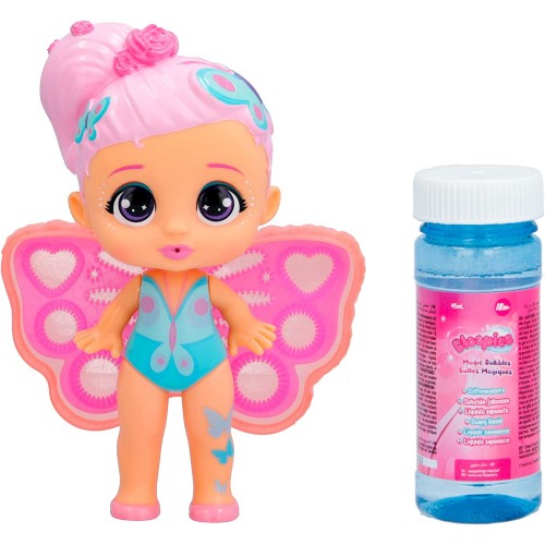 BLOOPIES Magic Bubbles Diana, Bambola fatina che spruzza acqua e fa bolle magiche con le sue ali, IMC Toys 87859
