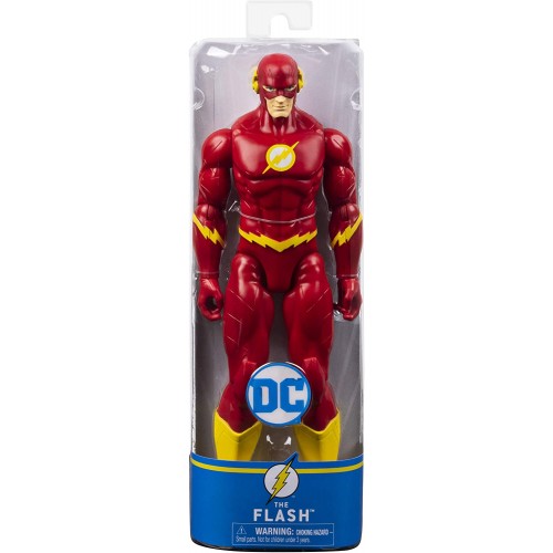 Justice League- DC Comics Flash Personaggio da 30 cm Articolato, dai 3 Anni, 6056779