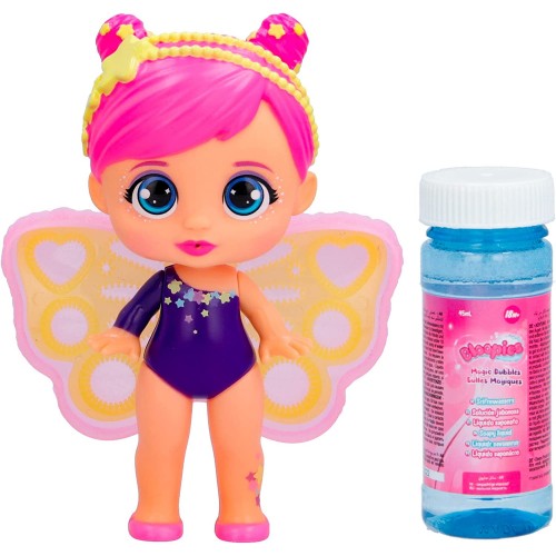 BLOOPIES Magic Bubbles Margot, Bambola fatina che spruzza acqua e fa bolle magiche con le sue ali, IMC Toys 87828