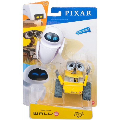 Disney Pixar- Personaggi Wall-E e Eve, Snodati,  Mattel GLX80-GLX86 