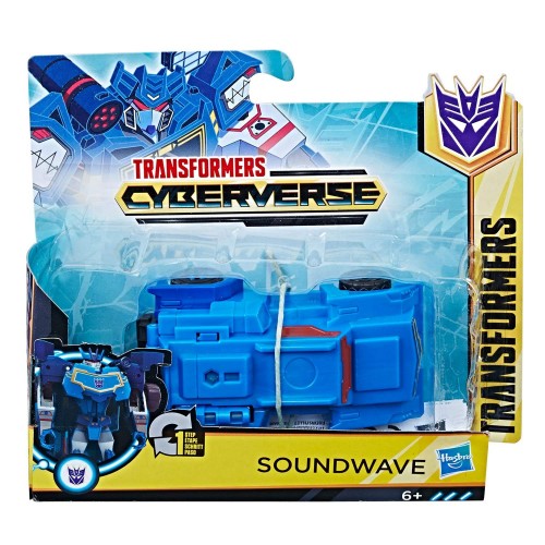 Transformers Cyberverse 1-Step  Soundwave di Hasbro E3524-E3522