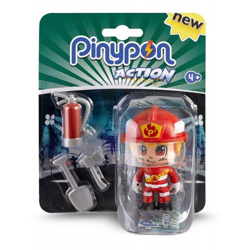 Pinypon Action – Figura Pompiere di Famosa PNC00000