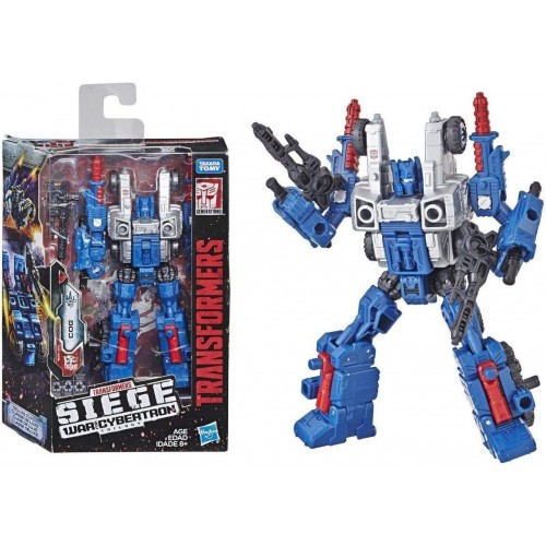 Transformers Generations War for Cybertron - Robot Deluxe Cog da 14 cm, trasformabile 2 in 1 , Hasbro E3536-E3432