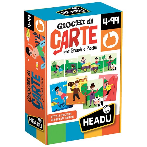  Giochi di Carte per Grandi e Piccini  Montessori IT20164 di Headu IT21918