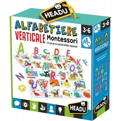 Alfabetiere Verticale Montessori, Headu  IT23585