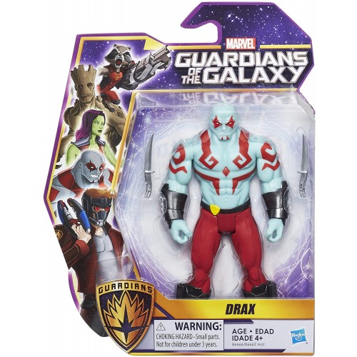 Guardiani della galassia personaggio articolato Drax di Hasbro B6666-B6662