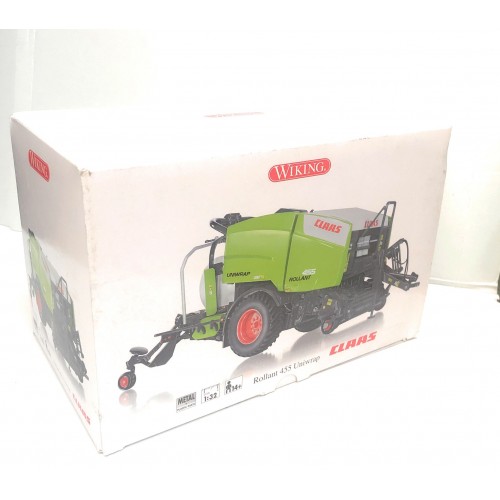 WIKING COLLECTION CLAAS ROLLAND 455 UNIWRAP LIMITED scala 1/32 cod 7320