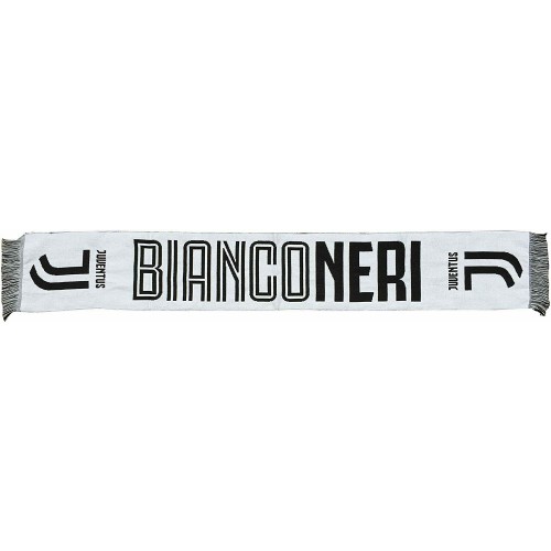  Sciarpa Juventus Juve Ufficiale JACKARD BIANCONERI Ufficiale 140 X20 CM Circa 