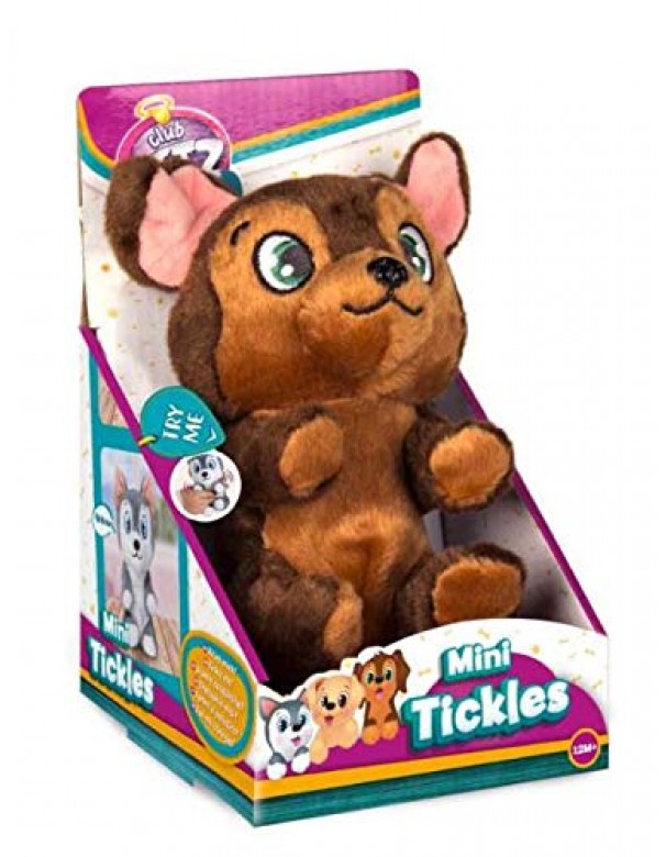 Mini Tickles Club Petz Solletico Peluches cane di IMC Toys 