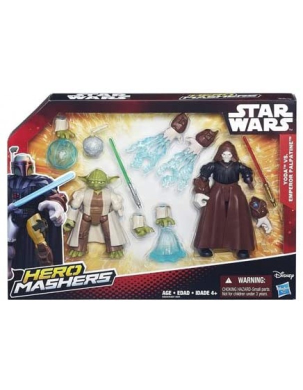 Star Wars - Hero Mashers Yoda vs Palpatine, Hasbro B3830-B3827