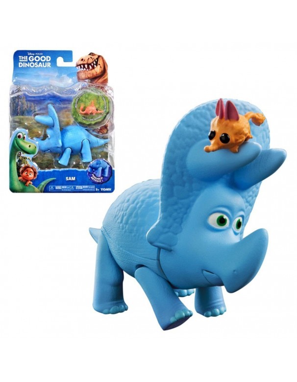 Disney Arlo The Good Dinosaur "  Figura Carattere Triceratops Sam   " + MINI PERSONAGGIO NELLA CONFEZIONE gpz 18643