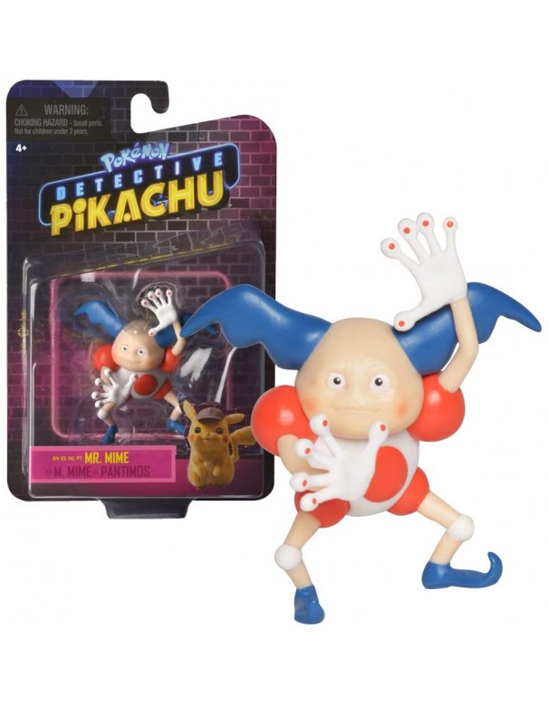 Bandai Pokémon-film detective Pikachu -Figurine 8 cm M Mime, WT97601