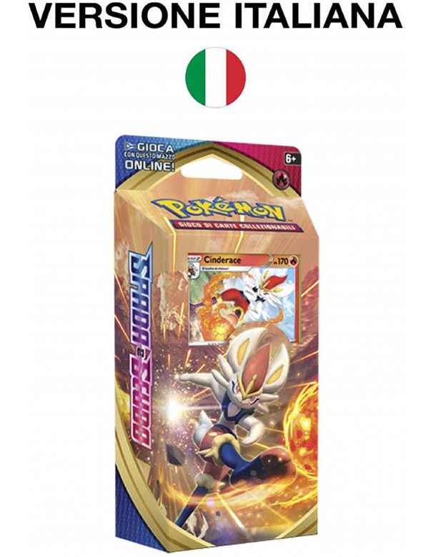 Nuovo Mazzo Pokemon Spada E Scudo CINDERACE Gioco COLLEZIONABILE Nuova Serie 60 Carte 