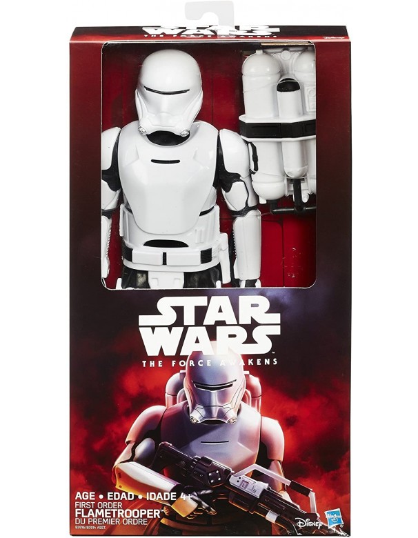 Star Wars,The Force Awakens - First Order Flametrooper - Personaggio Deluxe 30 cm Hasbro B3916-B3914