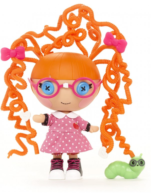MGA Lalaloopsy Littles - Silly Hair - Specs Reads-a-Lot - Bambola Hairstyle 20cm  GPZ 20252