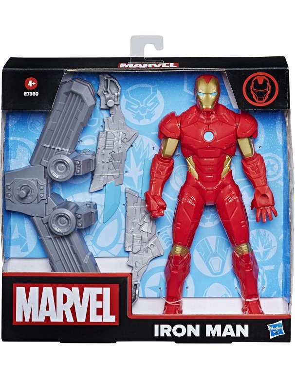 Marvel Avengers Iron Man Action Figure 23 cm con Accessori di Hasbro E7360