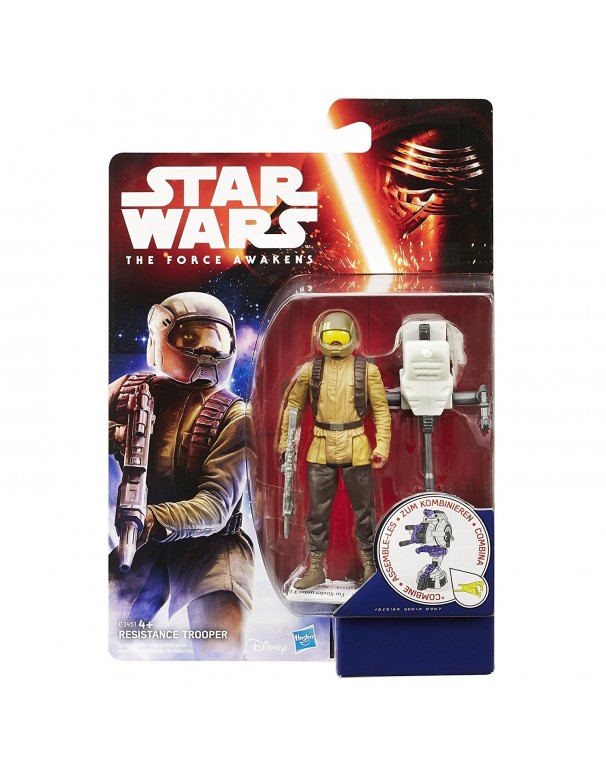 Star Wars The Force Awakens, Resistenza Trooper 9,5 cm di Hasbro B3451-B3445