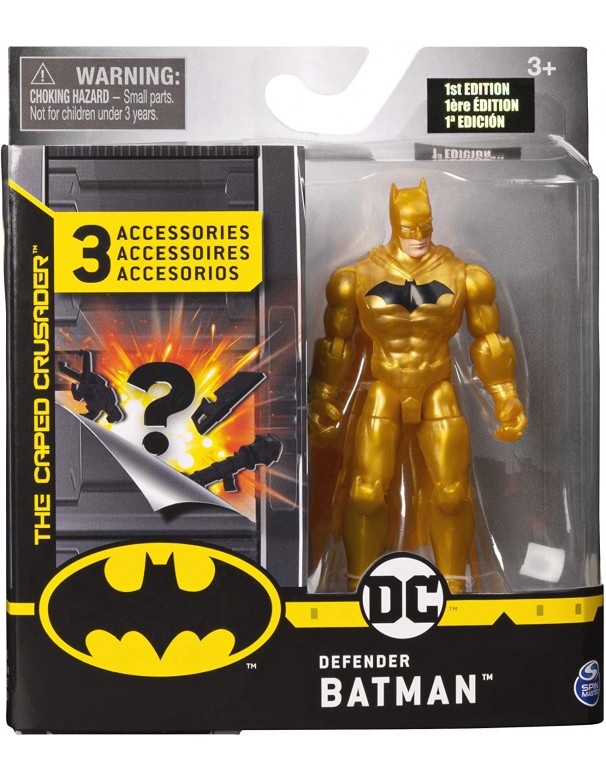 Personaggio Articolato Batman Defender 10 cm, Spin Master 6058529