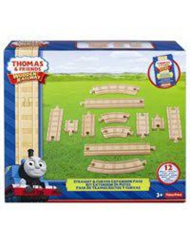Thomas Friends - Binari Straight & Curved Kit espansione in legno y4089