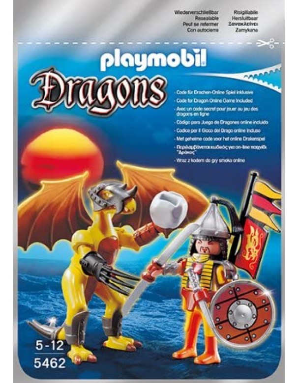  Playmobil 5462 - Drago Roccia con Guerriero 