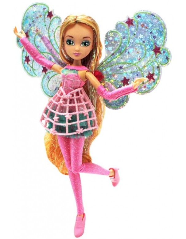 Winx Magic Cosmix Fairy Flora con Ali Olografiche di Giochi Preziosi WNX58000
