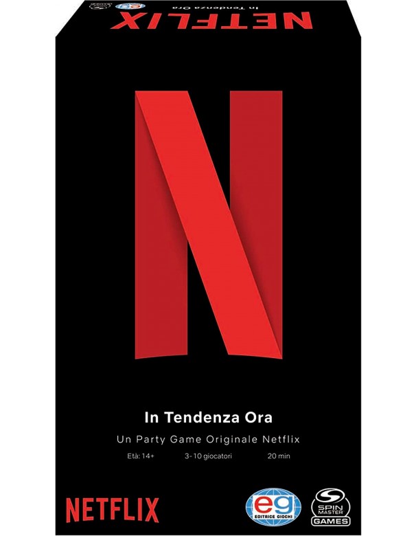 Netflix, il gioco da tavolo più di In Tendenza Ora, un party game con divertenti contenuti delle serie TV più amate su Netflix, Spin Master 6064911