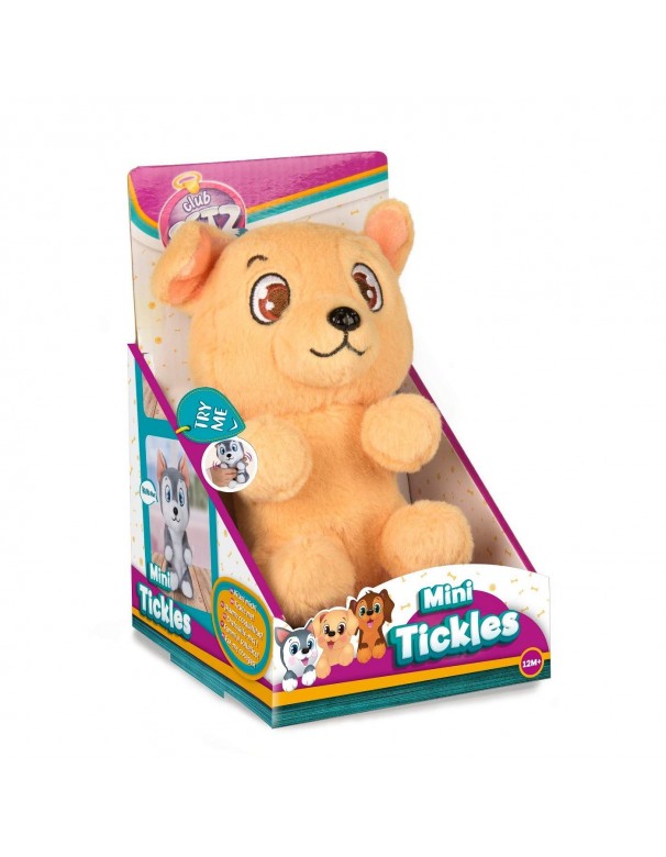 Club Petz , Mini Tickles solletico cane marrone chiaro di IMC Toys