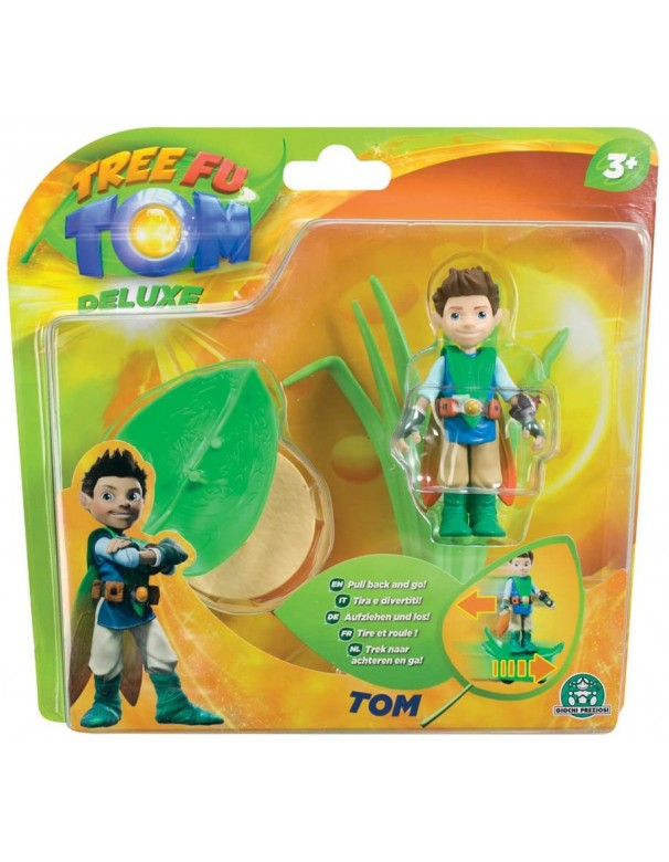 Tree Fu Tom Figurina Deluxe di Tom con Leafboard, Giochi Preziosi 80262