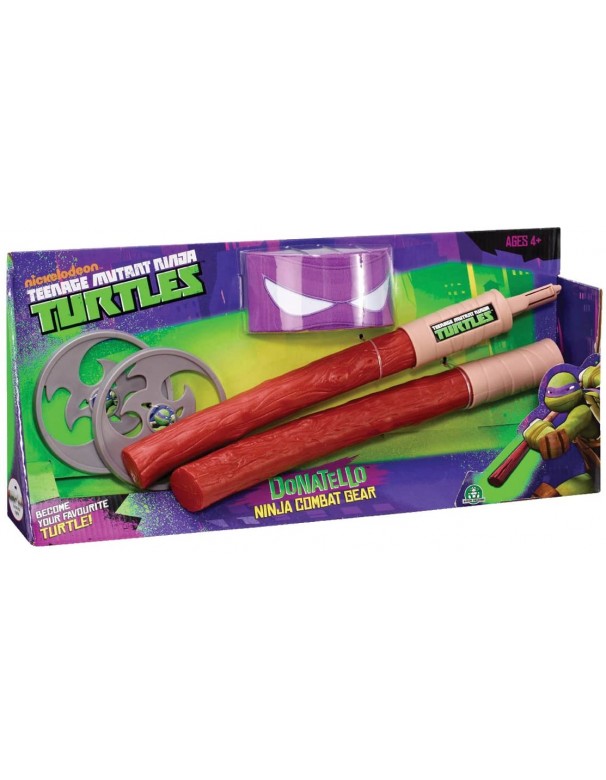  Tartarughe Ninja -Teenage Mutant Ninja Turtles Armi ninja Combat Gear con mascheriana Donatello