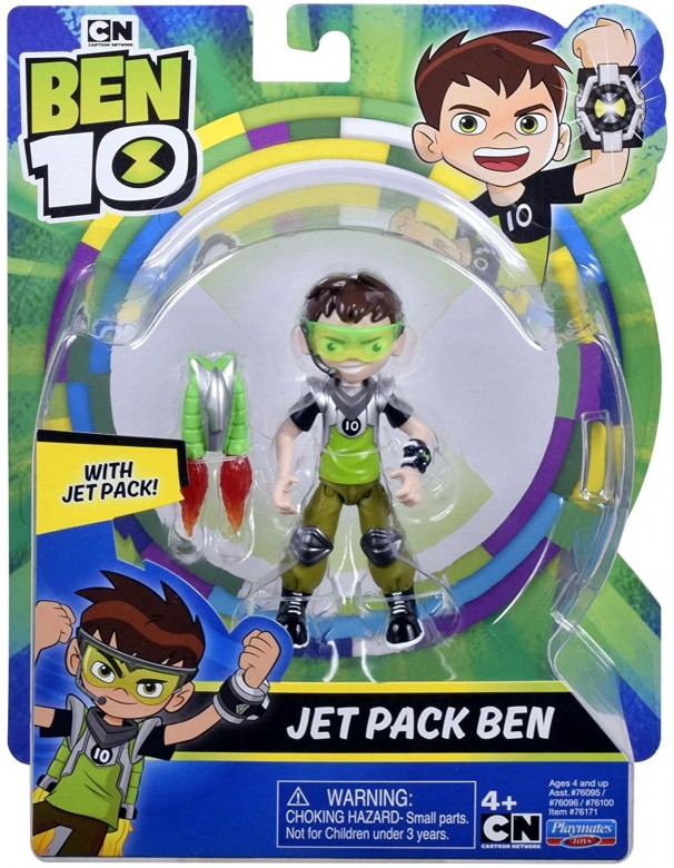 Ben 10, Jet Pack Ben Action Figure, Giochi Preziosi BEN70B00 