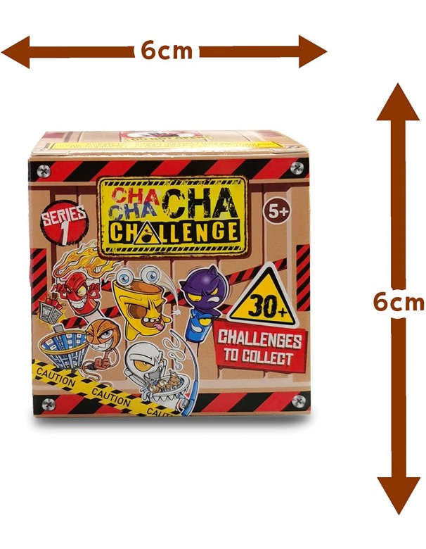 Cha Cha Cha Challenge - Mini game da collezionare, con sticker e card, 3 livelli di difficoltà per ricreare le challange più famose del web, Giochi Preziosi CHA00000 