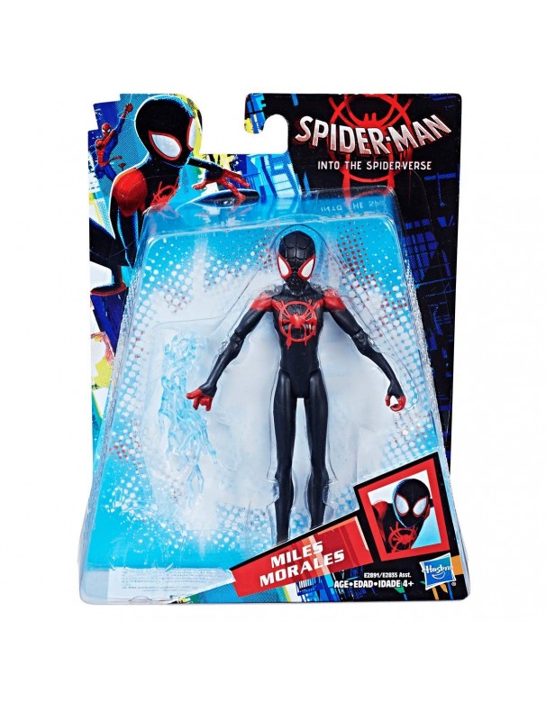 Spiderman Movie Figura Miles Morales 15 cm circa di Hasbro E2891-E2835