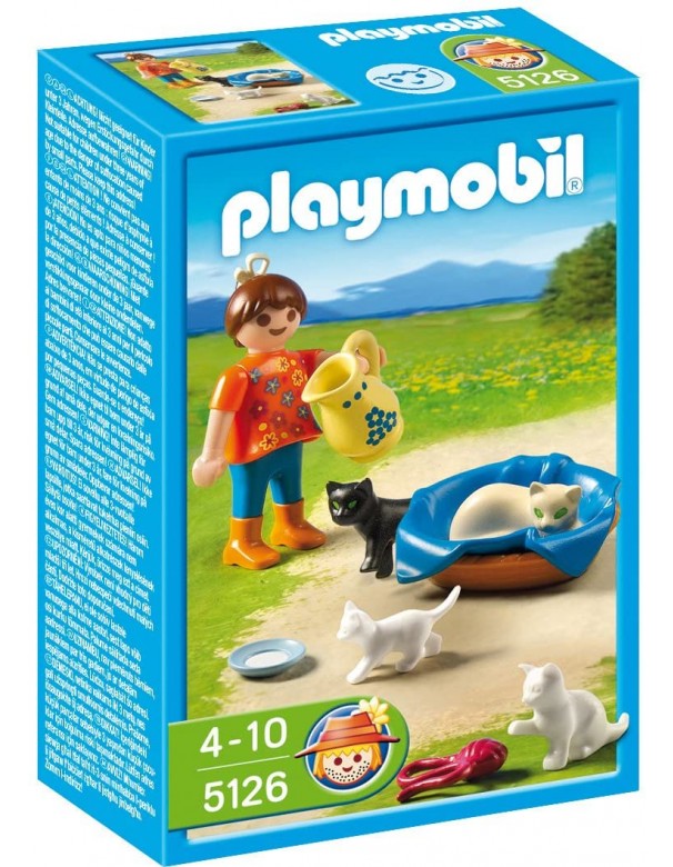 Playmobil 5126 - Bambina con gattini 