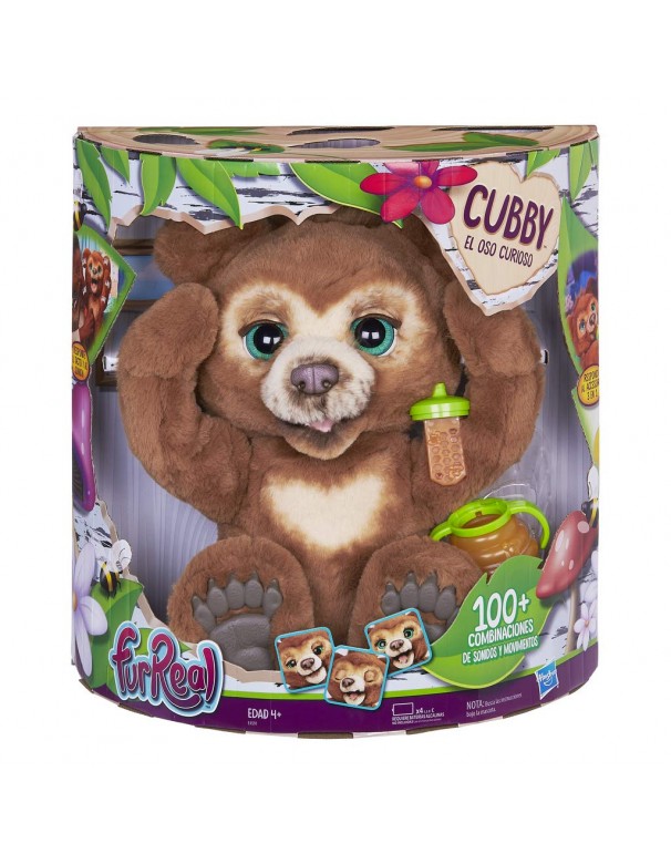 Hasbro FurReal- Cubby Il Mio Orsetto Curioso Peluche Interattivo, Hasbro E45911030