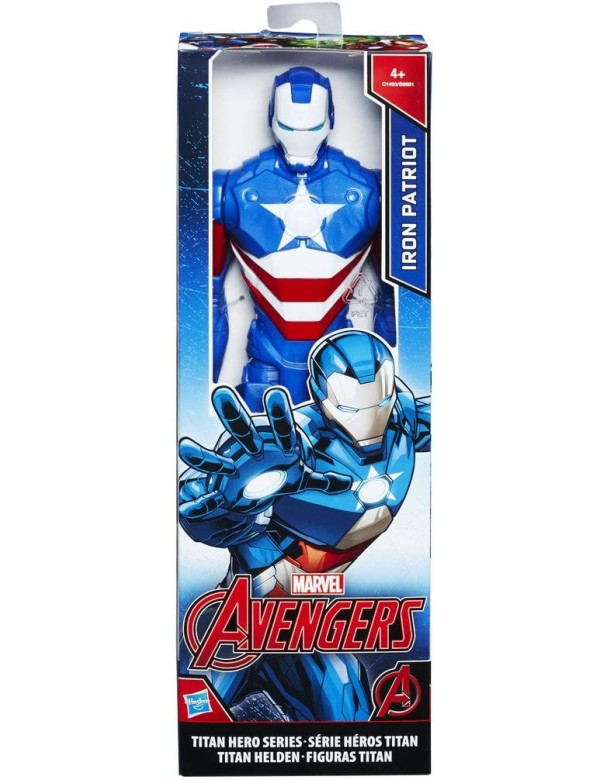 Marvel Avengers Action Figure Iron Patriot Titan Hero 30 cm C1493-B6661 Hasbro