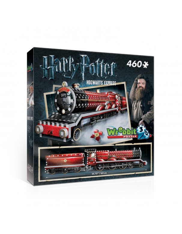 Puzzle treno 3D Harry Potter, Hogwarts Express, 460 Pezzi di Wrebbit W3D-1009 