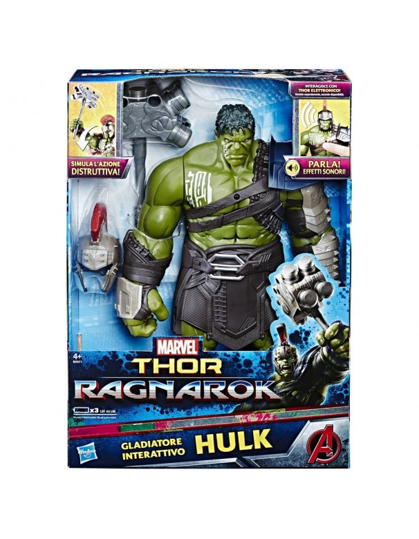 Marvel Thor Ragnarok - Hulk Gladiatore Elettronico  di Hasbro B9971 