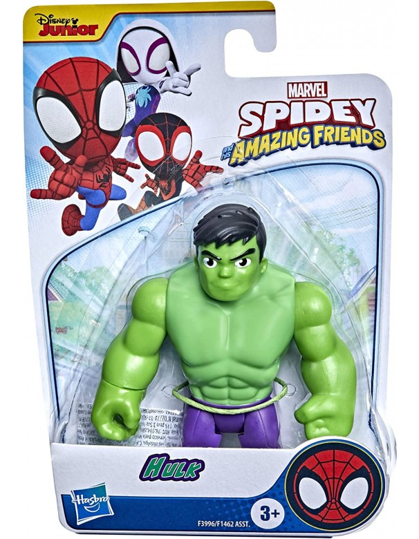Marvel Spiderman- Hulk action figure giocattolo da 10 cm F3996-F1462 Hasbro 