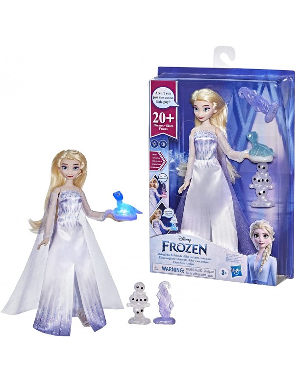 Disney Frozen - Elsa Momenti di Magia (bambola con suoni e frasi), Hasbro F2230