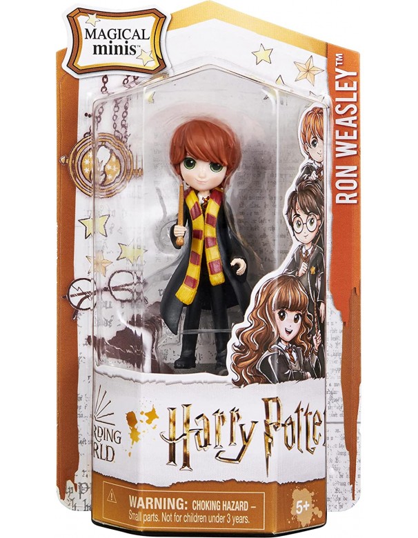 Harry Potter personaggio Ron Weasley, bambola articolata 7.5 cm, Spin Master 6061844
