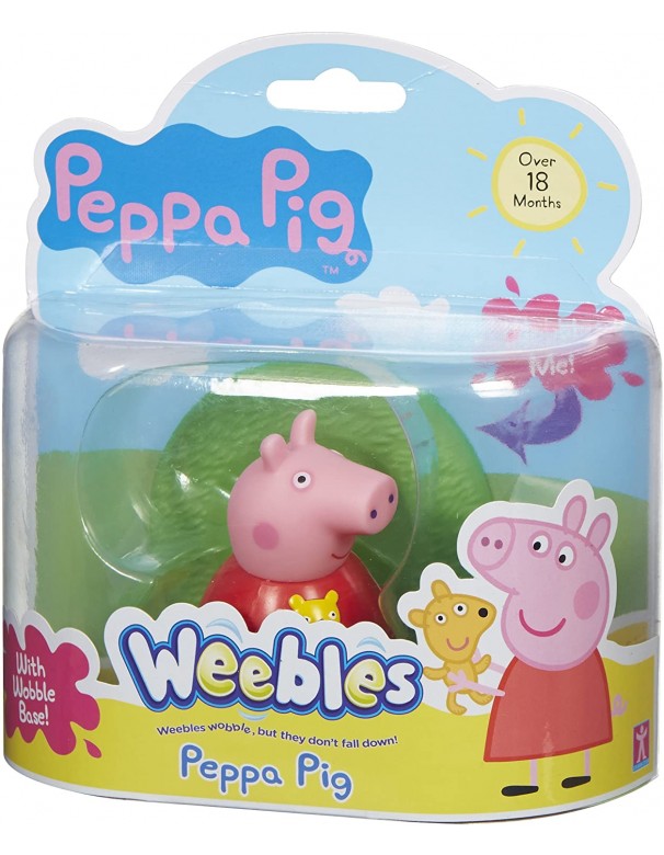 Peppa Pig Weebles, sempre in piedi, + 18 mesi, Giochi Preziosi CCP05110