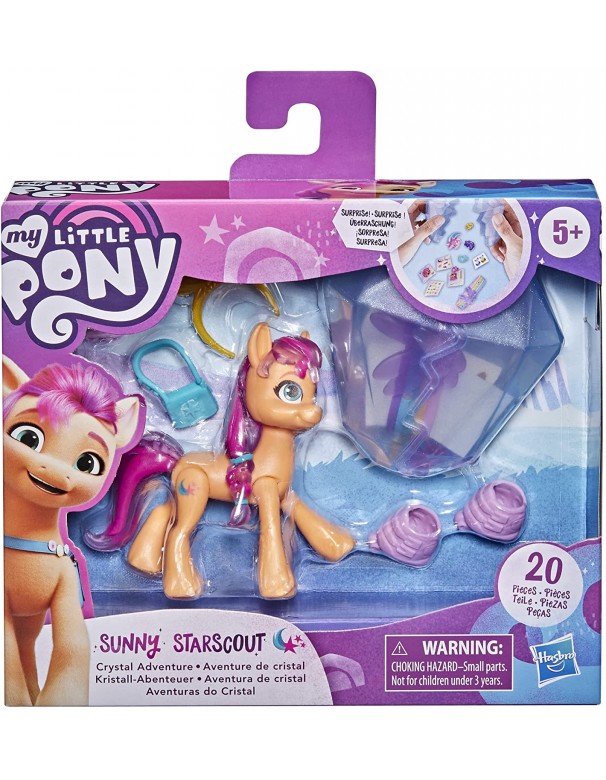 My Little Pony - A New Generation Movie Crystal Adventure Sunny Starscout, Hasbro F2454-F1785