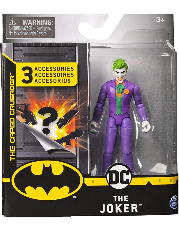 Batman, Personaggio Joker articolato 10 cm, Spin Master 6058530